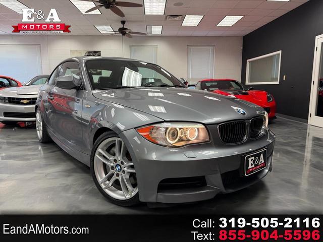 Brown (Tan) 2013 BMW 1 Series Coupe Rear-Wheel Drive 6-Speed Manual