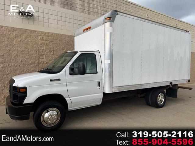 White 2015 Ford E-Series Chassis Pickup Truck Rear-Wheel Drive Automatic