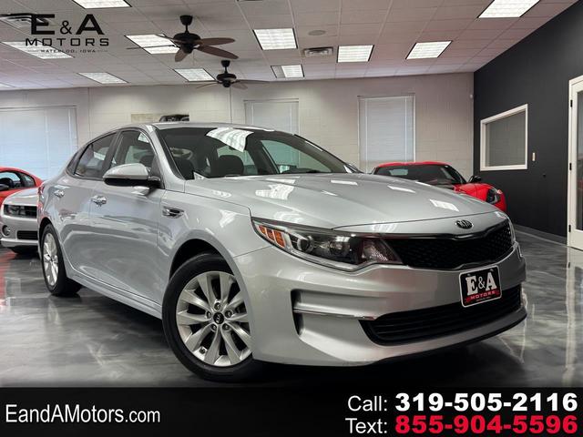 Silver 2017 Kia Optima Sedan Front-Wheel Drive Automatic