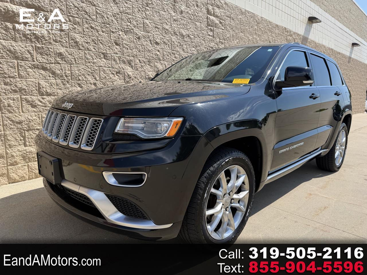 Black 2015 Jeep Grand Cherokee SUV / Crossover Four-Wheel Drive Automatic