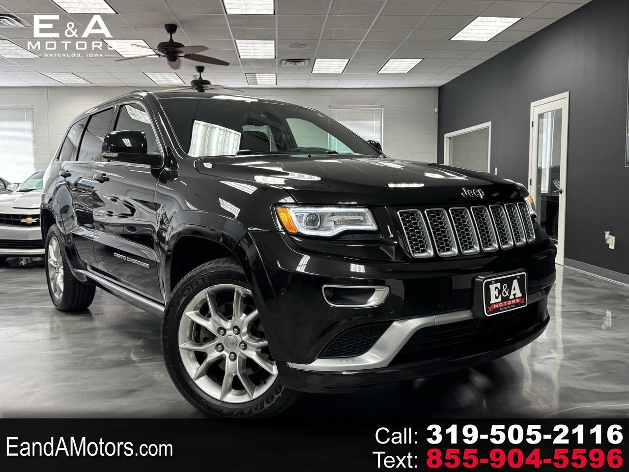 Black 2015 Jeep Grand Cherokee SUV / Crossover Four-Wheel Drive Automatic
