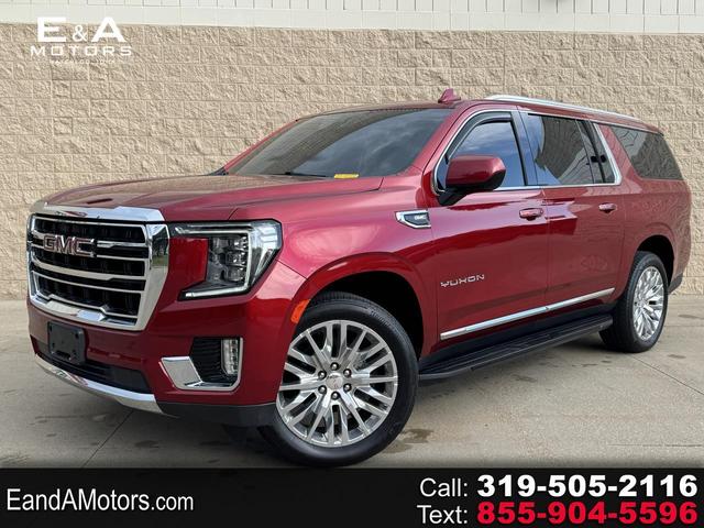 Red (Maroon) 2022 GMC Yukon XL SUV / Crossover Four-Wheel Drive Automatic