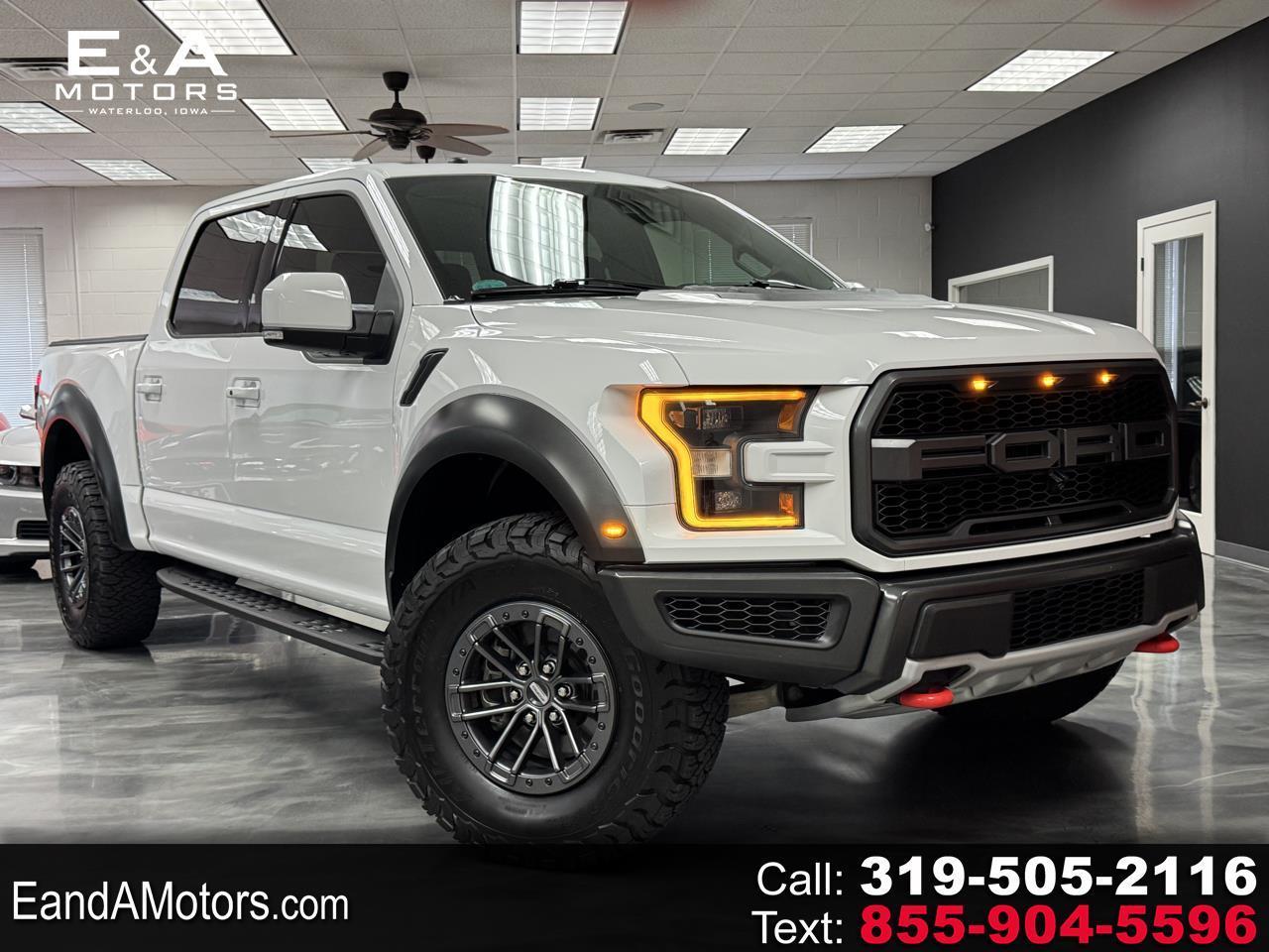 White 2017 Ford F-150 Pickup Truck Four-Wheel Drive Automatic