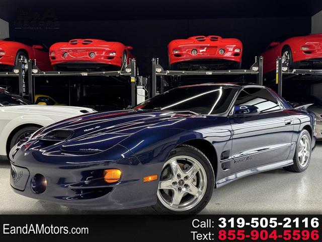 Blue 2001 Pontiac Firebird Coupe Rear-Wheel Drive 6-Speed Manual