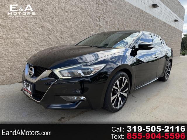 Black 2017 Nissan Maxima Sedan Front-Wheel Drive Automatic