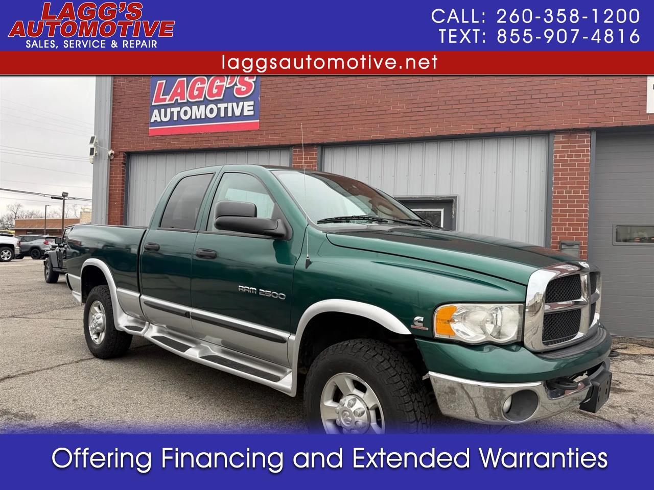 2003 Dodge Ram 2500 SLT Pickup 4D 6 1/4 ft