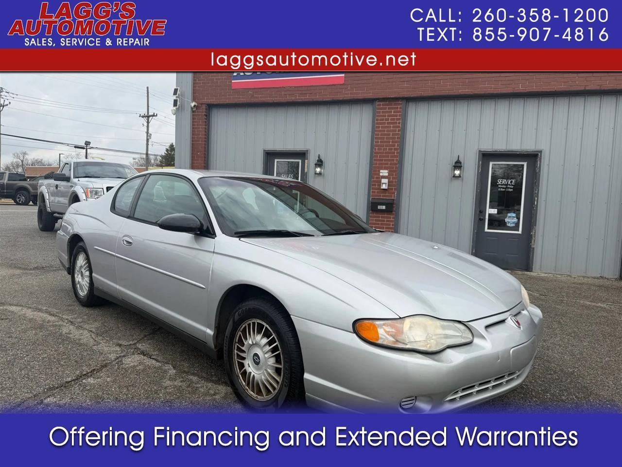 2002 Chevrolet Monte Carlo LS Coupe 2D