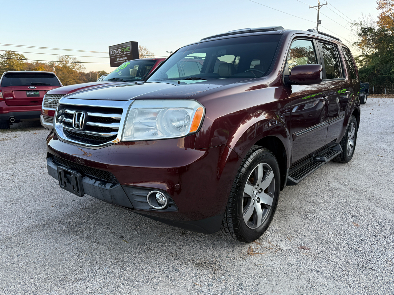 2012 Honda Pilot Touring 4WD 5-Spd AT with DVD