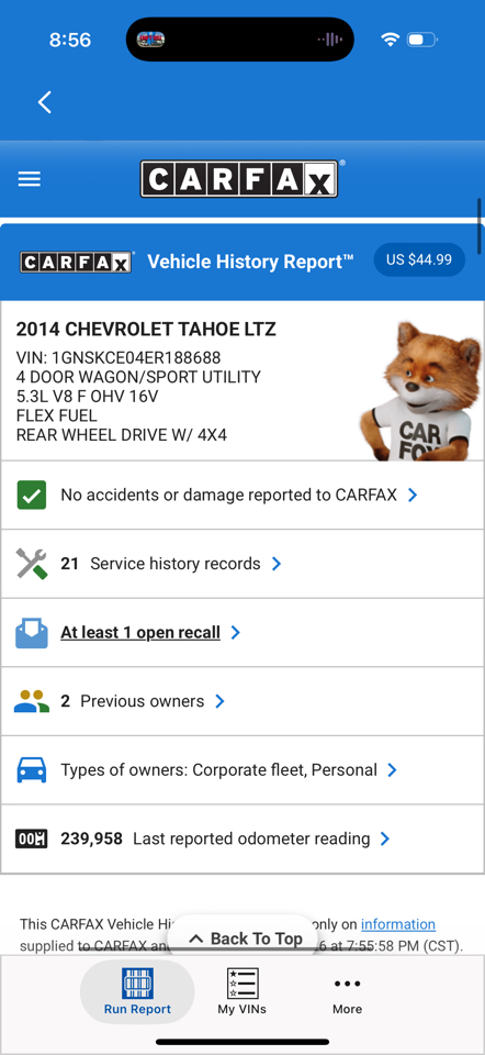 Chevrolet Tahoe LTZ 4WD 2014