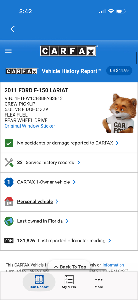 Ford F-150 2WD SuperCrew 145" Lariat 2011