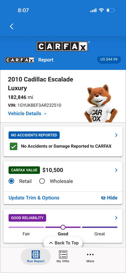 Cadillac Escalade AWD Luxury 2010
