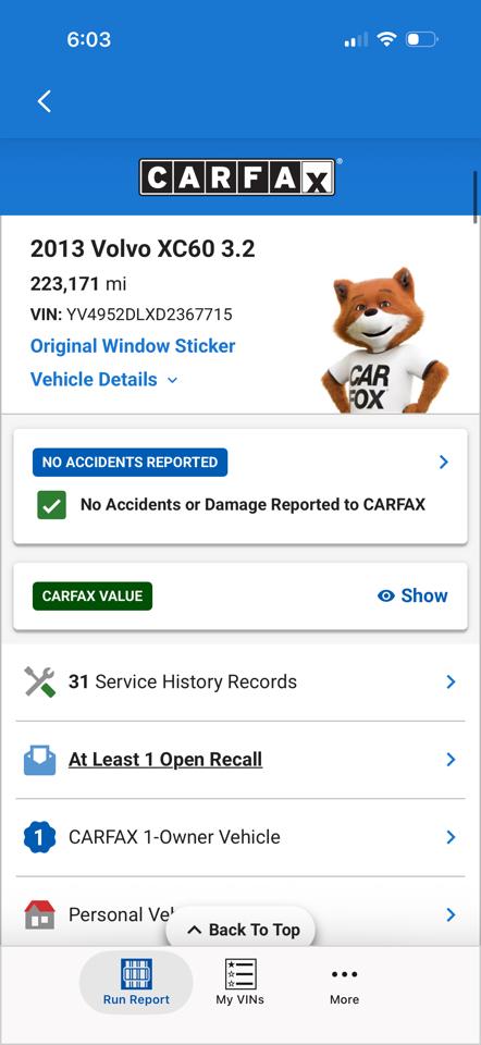 Volvo XC60 3.2 2013