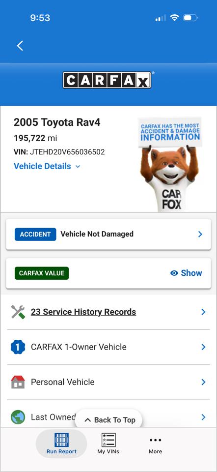 Toyota RAV4 4WD 2005