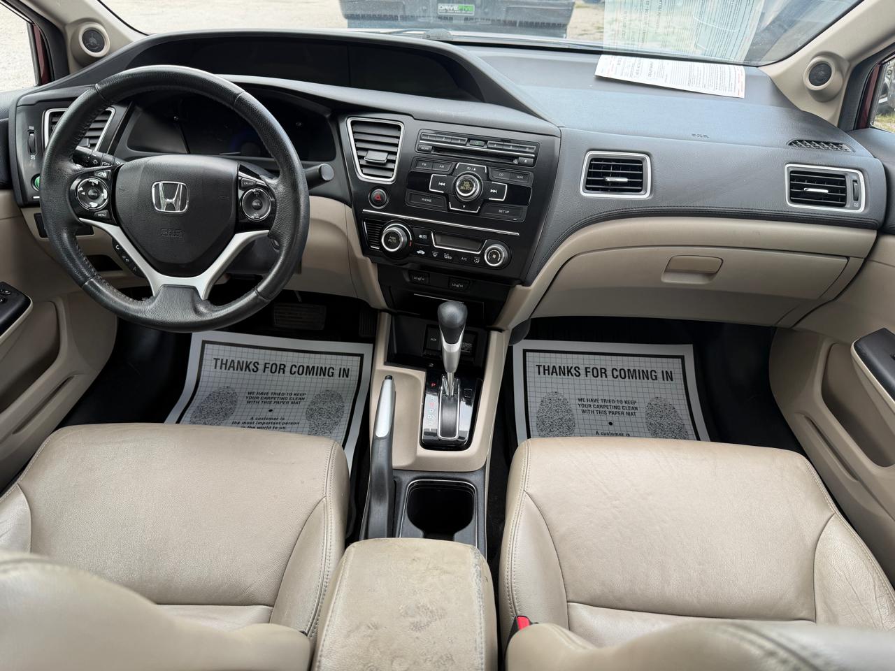 Honda Civic EX-L Sedan 5-Speed AT 2013