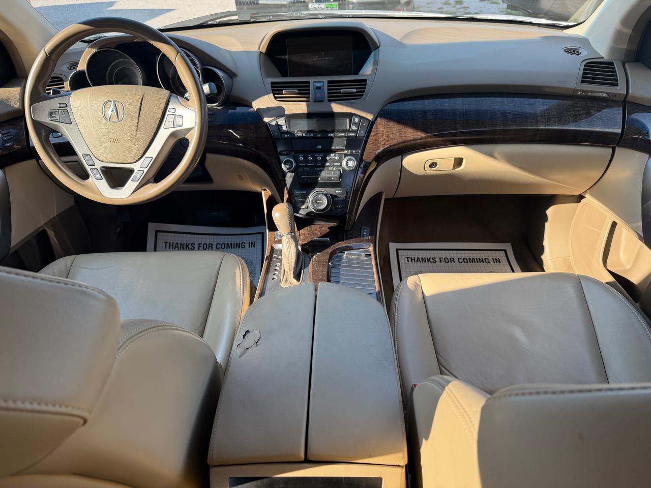 Acura MDX 6-Spd AT w/Tech Package 2012