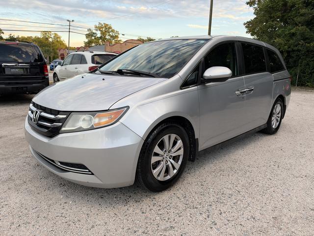 Silver 2014 Honda Odyssey Minivan Front-Wheel Drive Automatic