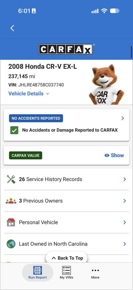 Honda CR-V EX-L 4WD AT with Navigation 2008