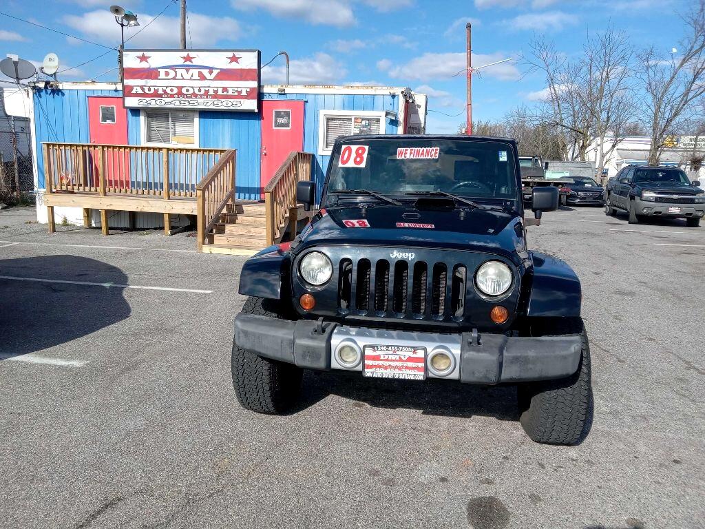 Used 2008 Jeep Wrangler Unlimited Sahara 4WD for Sale in Suitland MD 20746  DMV Auto Outlet of Suitland