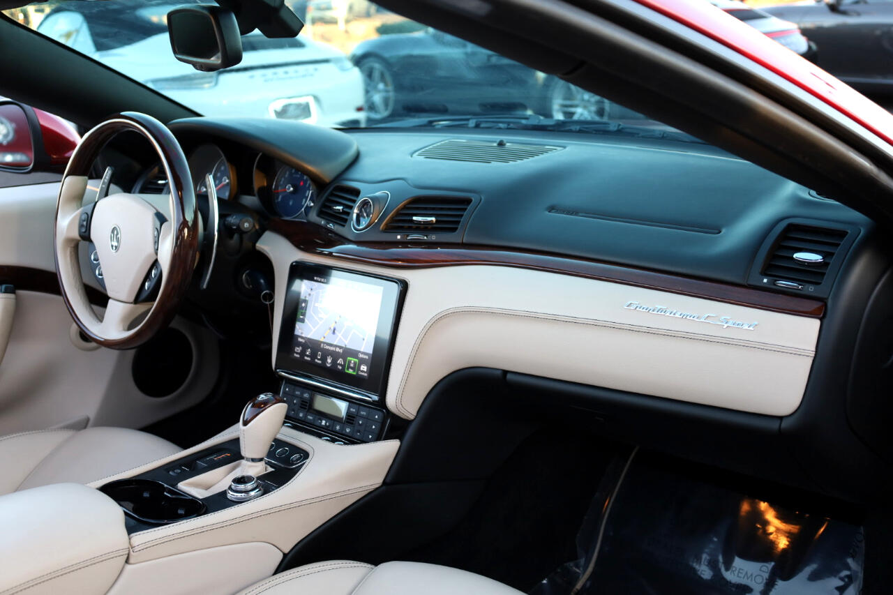 Maserati GranTurismo Sport Convertible 2019