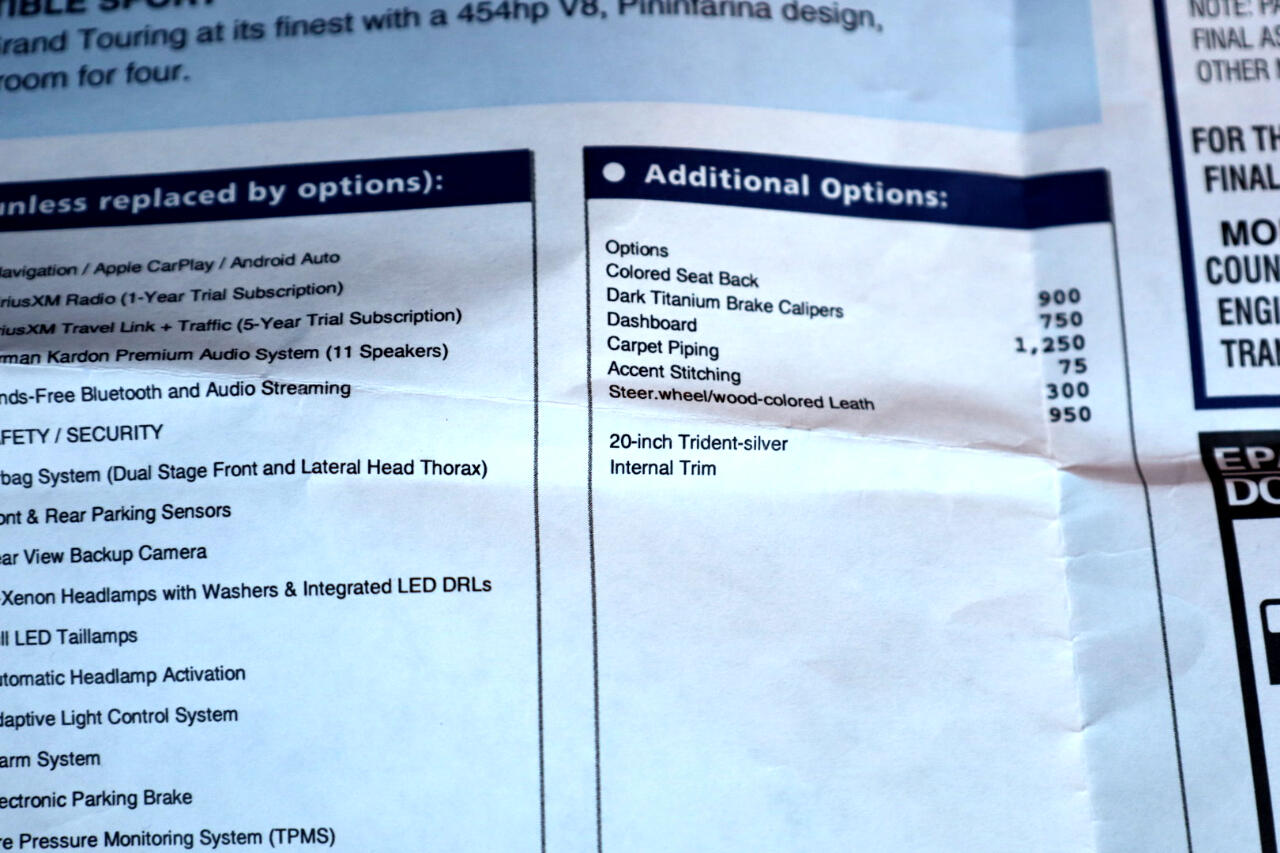 Maserati GranTurismo Sport Convertible 2019