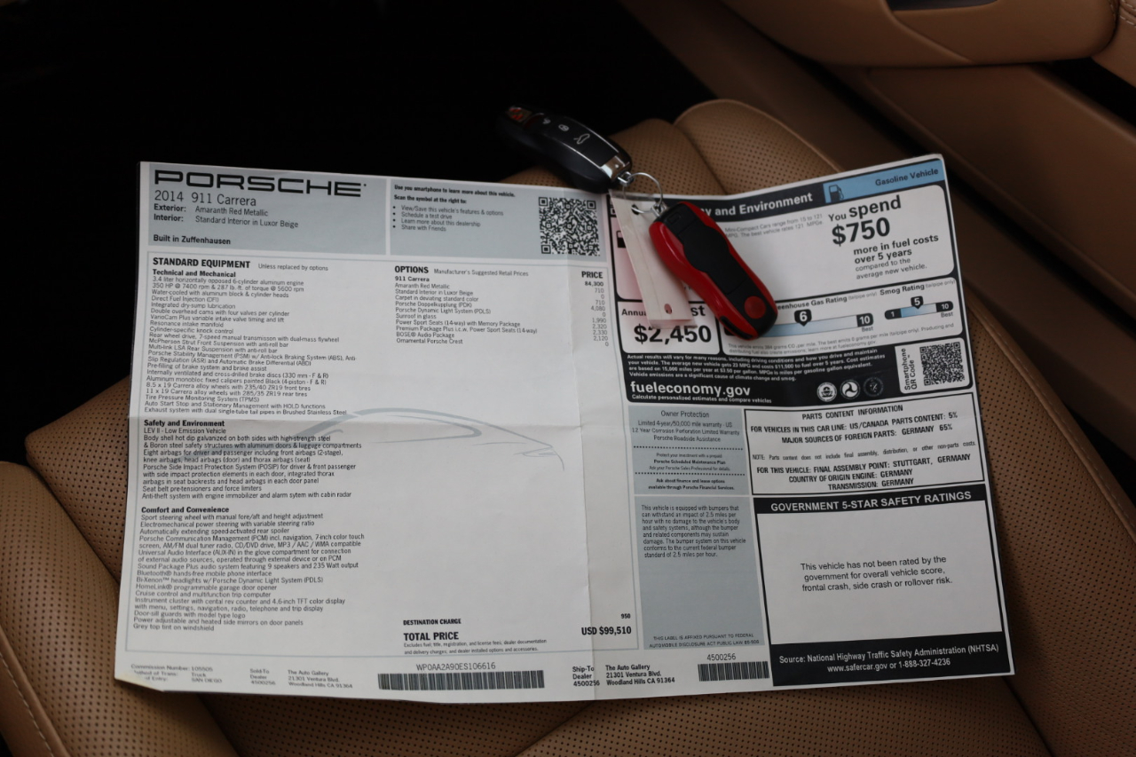 Porsche 911 Carrera Coupe 2014