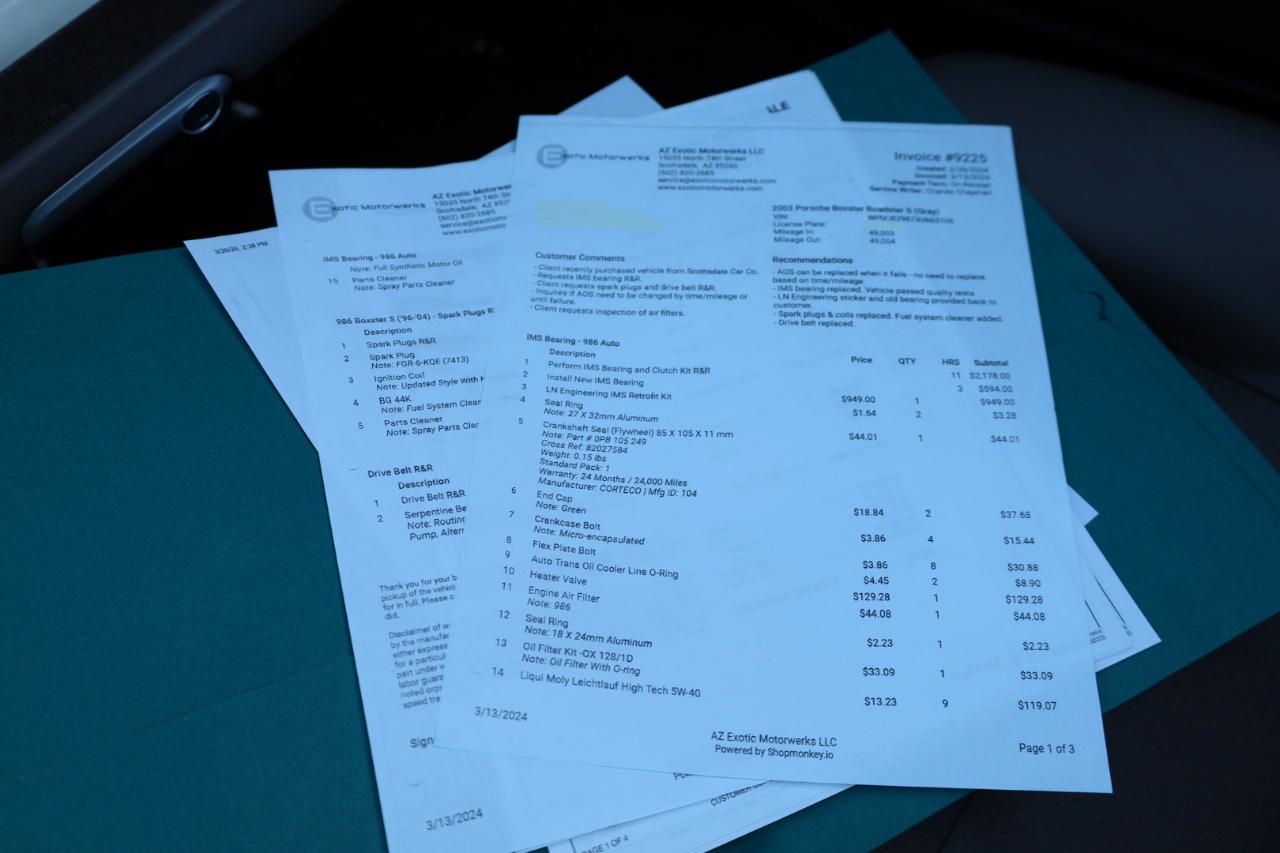 Porsche Boxster S 2003