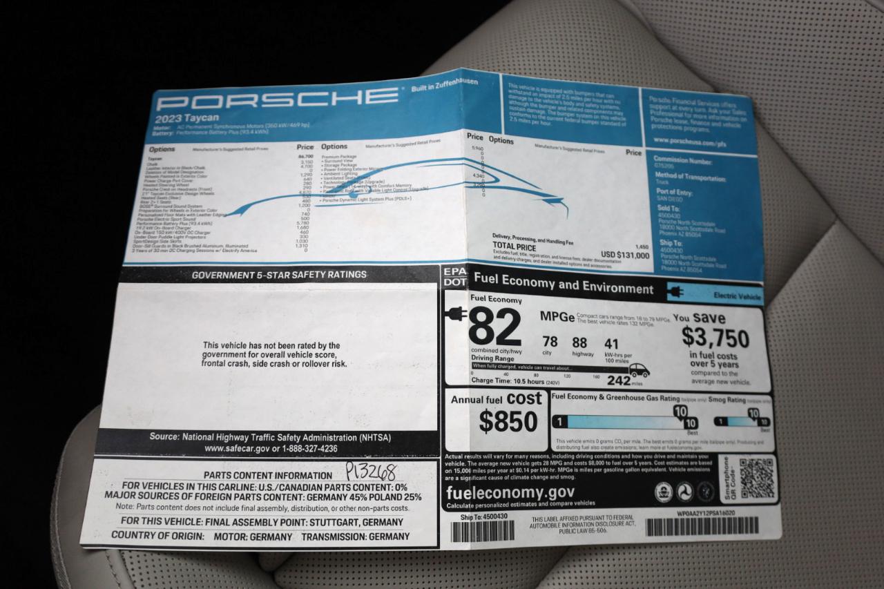 Porsche Taycan Base 2023