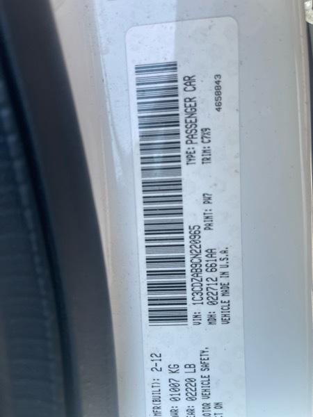 Dodge Avenger Base 2012