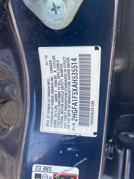 Honda Civic LX 4D Sedan 2010