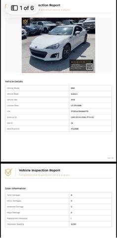 Subaru BRZ Limited 6A 2019