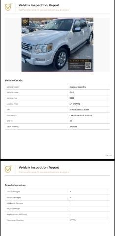 Ford Explorer Sport Trac Limited 4.6L 4WD 2009