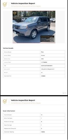 Honda Pilot LX 4WD 5-Spd AT 2015