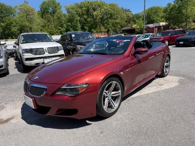 Indianapolis Red Metallic with Black Soft Top 2007 BMW M6 Convertible RWD Convertible Rear-Wheel Drive 7-Speed Manual