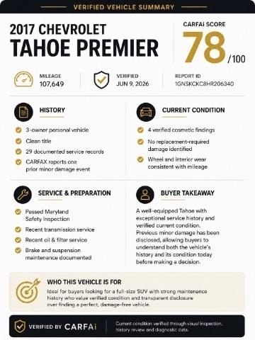 Chevrolet Tahoe Premier 4WD 2017