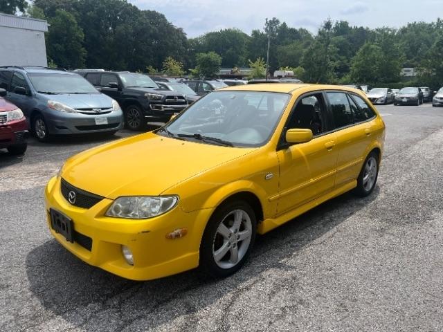 Yellow 2003 Mazda Protege5 Hatchback 5-Speed Manual