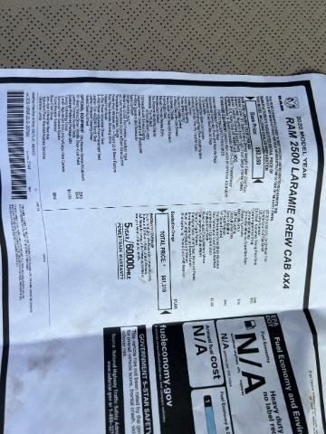 RAM 2500 Laramie Crew Cab SWB 4WD 2020