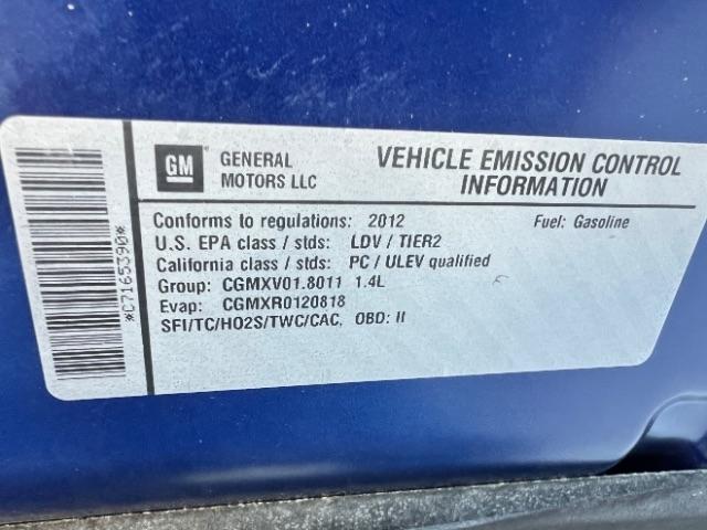 Chevrolet Cruze 1LT 2012