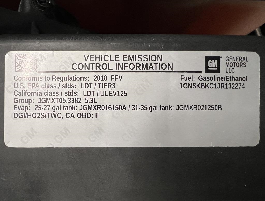 Chevrolet Tahoe LT 4WD 2018