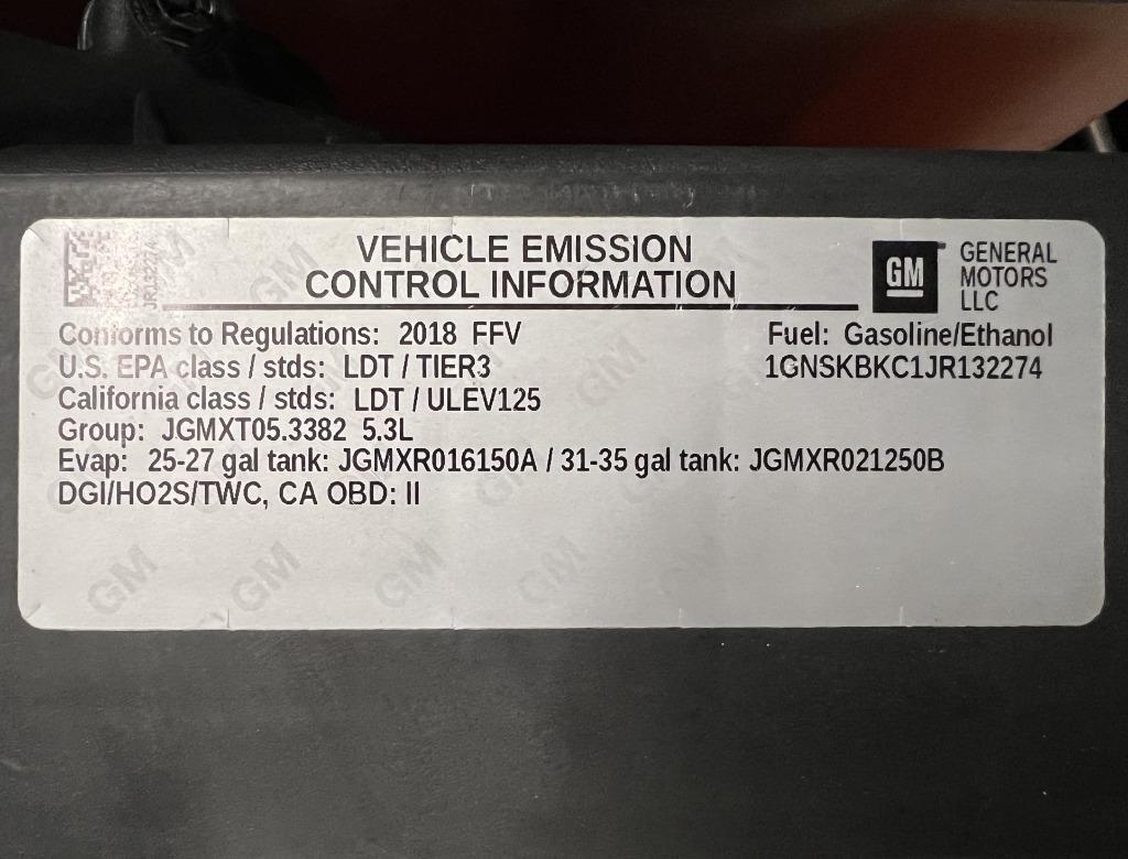 Chevrolet Tahoe LT 4WD 2018