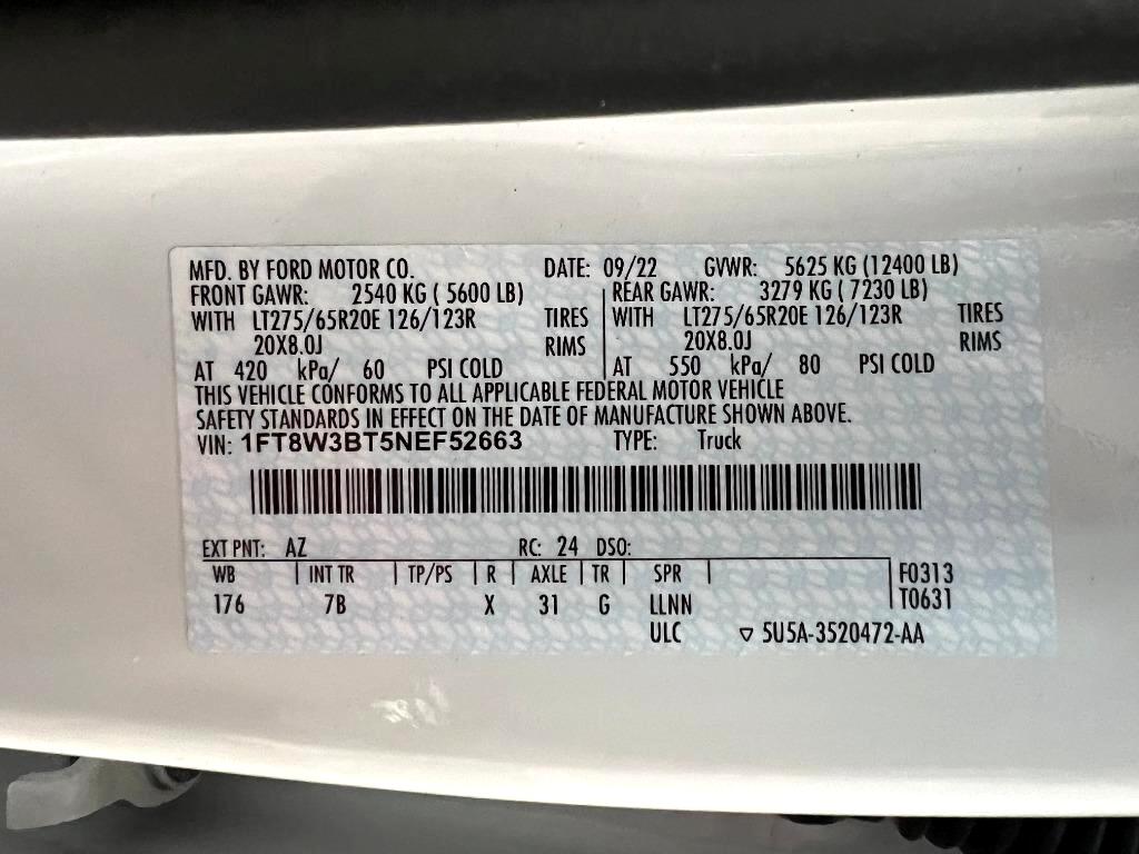 Ford F-350 SD Platinum Crew Cab Long Box 4WD 2022