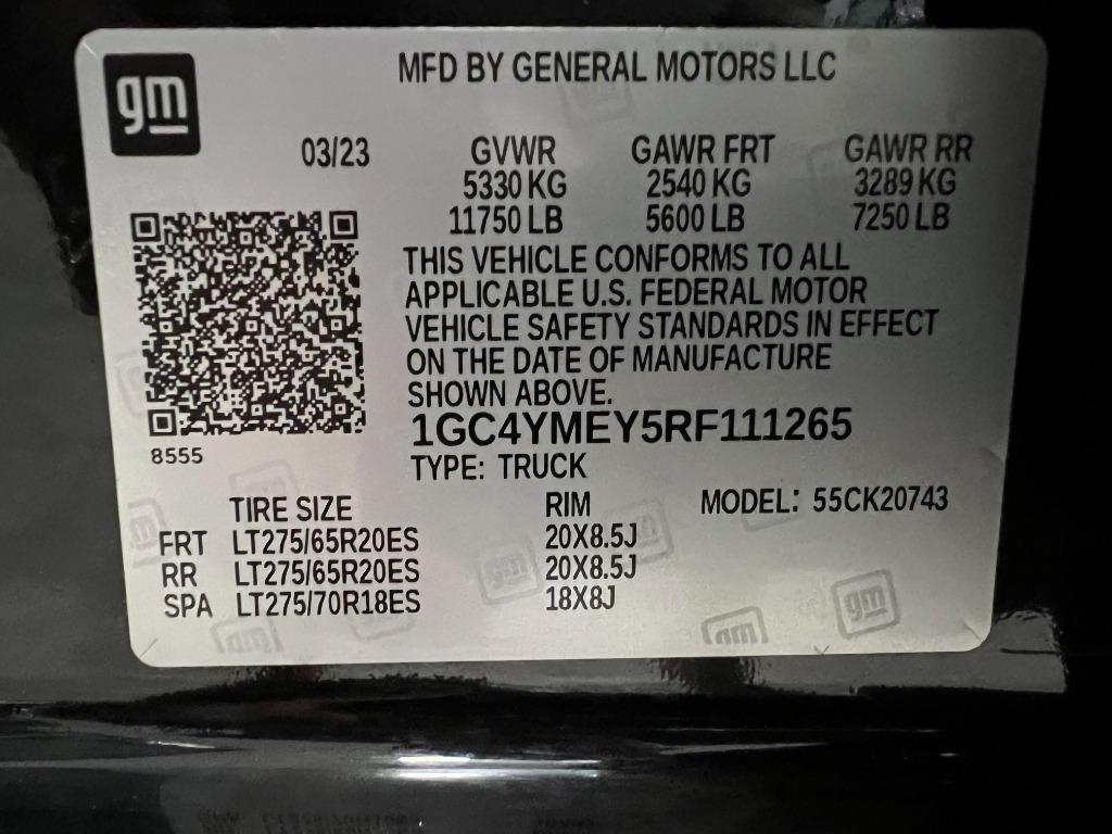 Chevrolet Silverado 2500HD Custom Crew Cab Long Box 4WD 2024