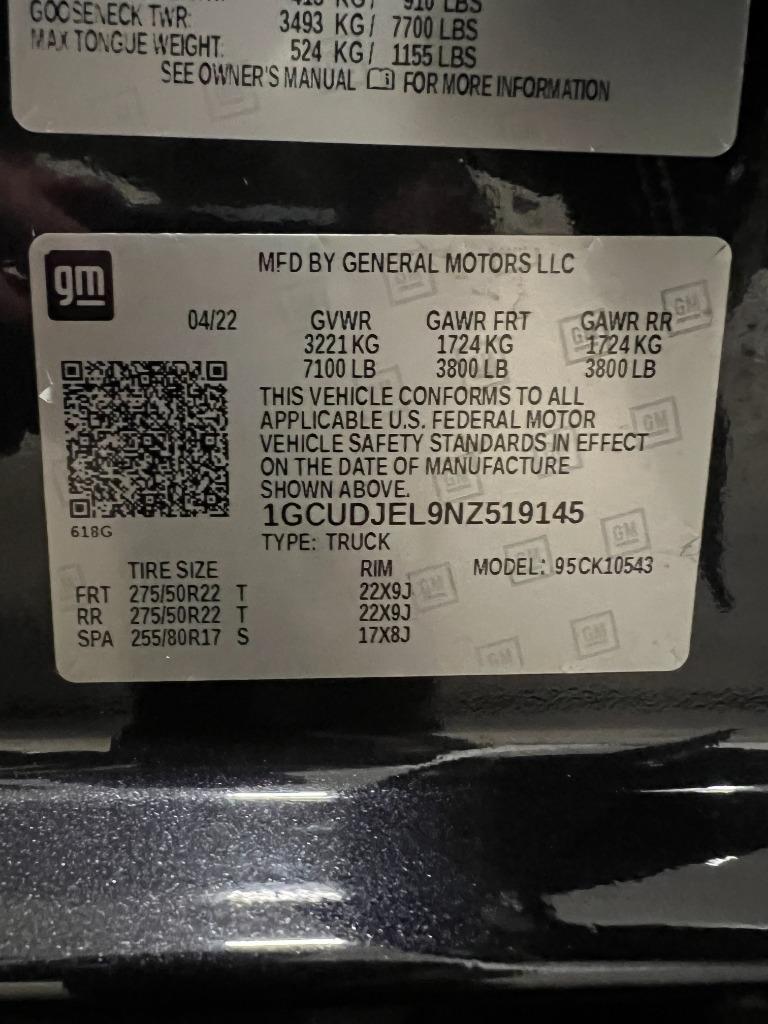 Chevrolet Silverado 1500 High Country Crew Cab 4WD 2022