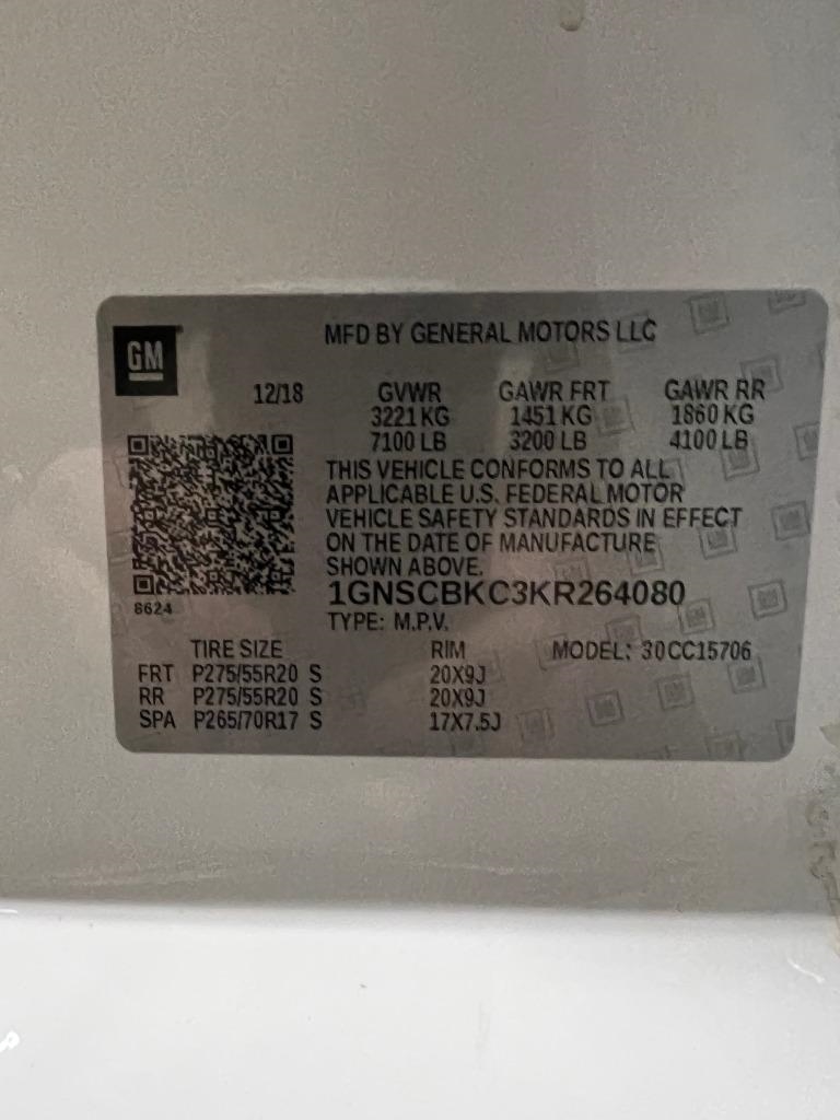 Chevrolet Tahoe LT 2WD 2019