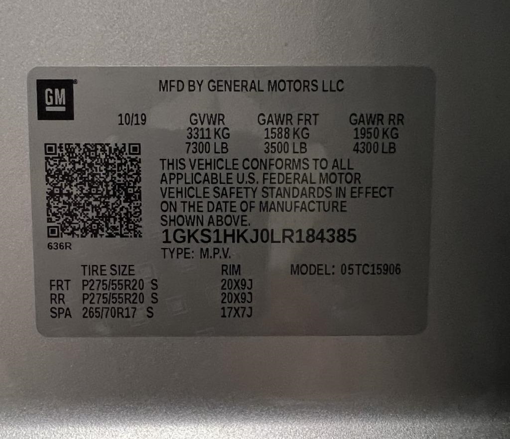 GMC Yukon XL Denali 2WD 2020