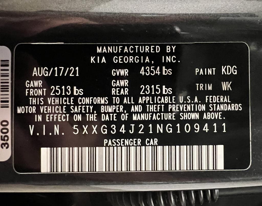Kia K5 EX 2022