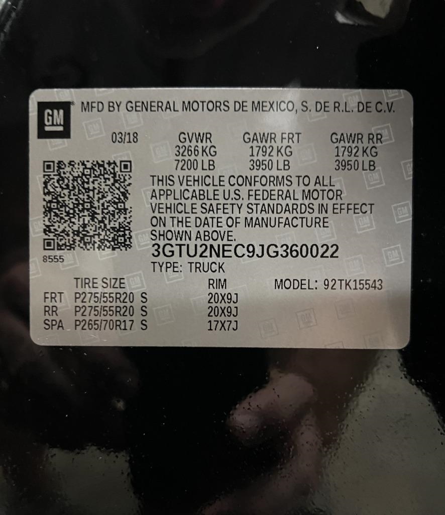 GMC Sierra 1500 SLT Crew Cab Long Box 4WD 2018