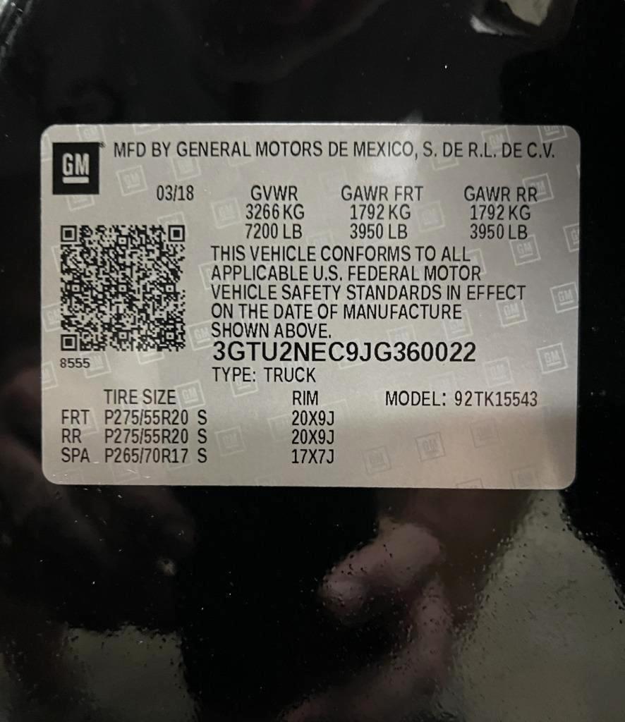 GMC Sierra 1500 SLT Crew Cab Long Box 4WD 2018