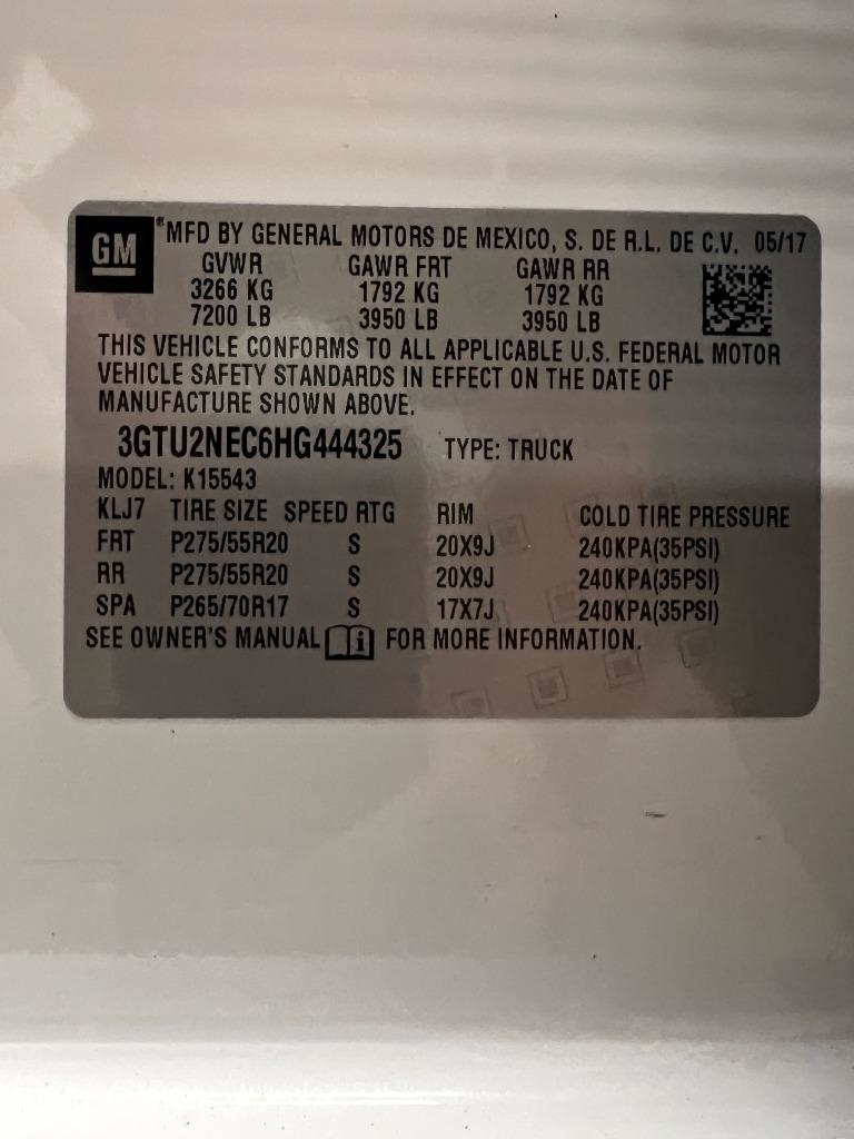 GMC Sierra 1500 SLT Crew Cab Long Box 4WD 2017