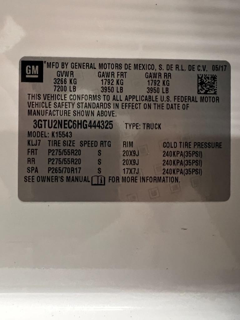 GMC Sierra 1500 SLT Crew Cab Long Box 4WD 2017