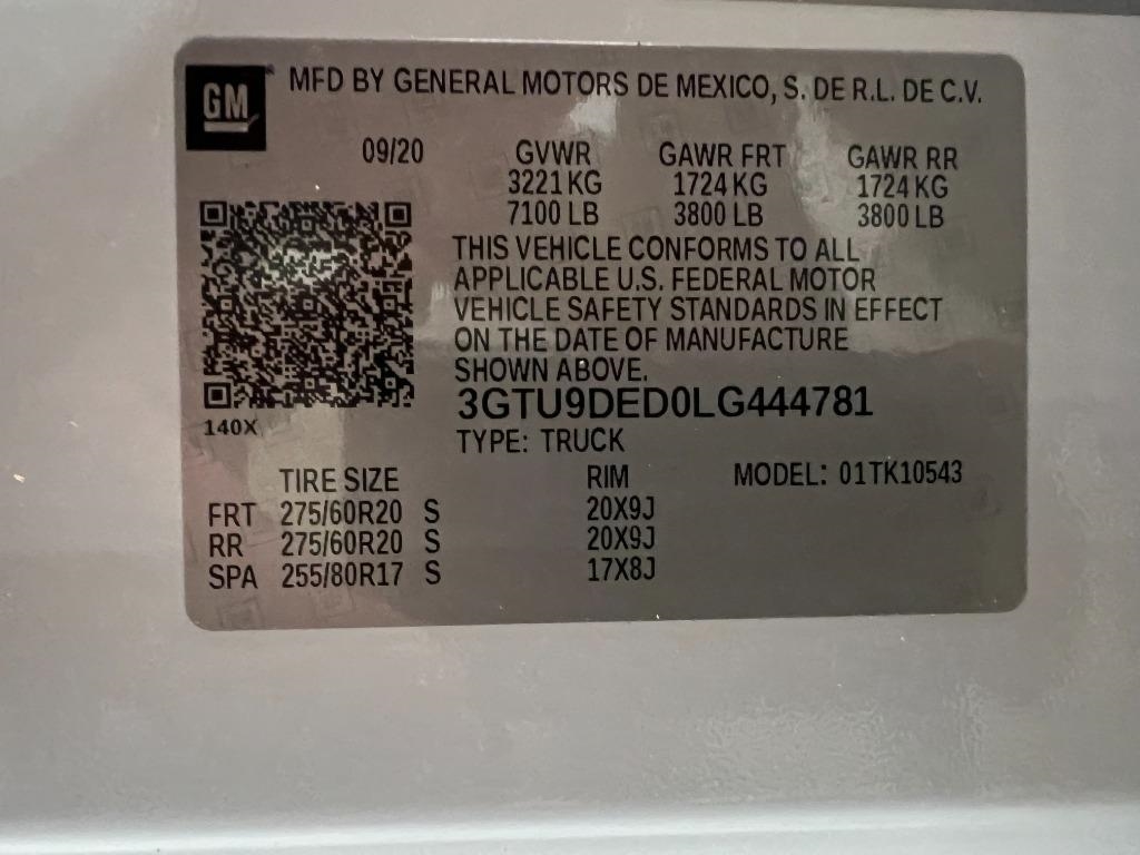 GMC Sierra 1500 SLT Crew Cab Long Box 4WD 2020